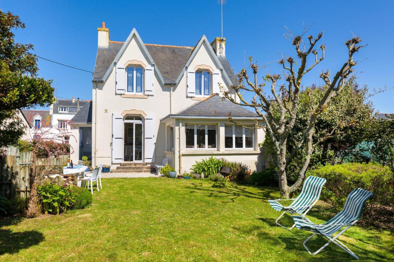 Au Coeur De Treffiagat - Maison Pour 6 - 300M De La Plage Bagian luar foto